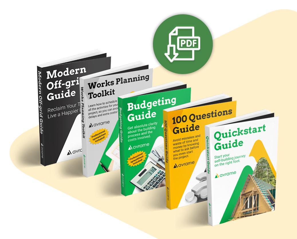 All of the guides that the self-building bundle contains